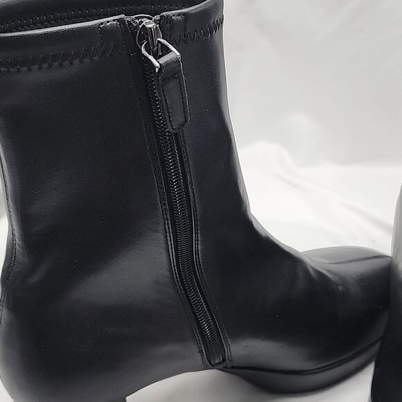 ●AEROSOLE●NEW●🚨●SUSEX●BLACK● MID CALF BOOT●DIAMOND FLEX SOLE●LADIES●NWOB🔥 - Picture 15 of 16